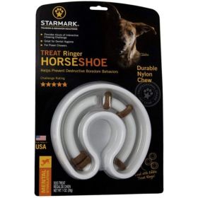 Starmark Horseshoe Ringer Dog Treat Toy