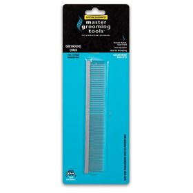 "Master Grooming Tools" Dog Comb Fine and Coarse Silver