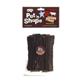 "Pet N Shape" Beef Lung Strips Dog Treat