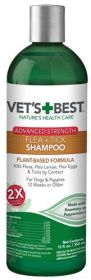 "Dogs Flea And Tick Advanced Strength Shampoo" by Vets Best