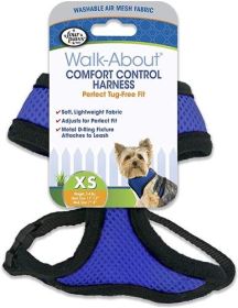 Extra Small Four Paws Comfort Control Dog Harness Blue