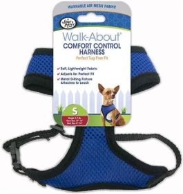 "Dog Control Harness" by Four Paws Blue Small