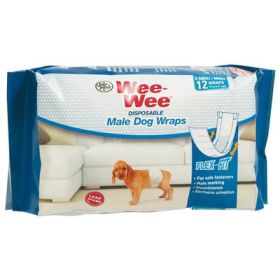 Four Paws Wee-Wee Disposable "Male Dog Wraps X-Small"