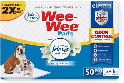 Four Paws Wee-Wee "Odor Control Dog Pads"