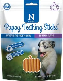 "Puppy Teething Sticks Pumpkin" by Nbone