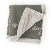 "Dogs Stone Throw Blanket" by  Wag & Wonder