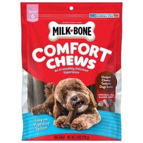 "Milk-Bone" Mini Comfort Chews Dog Treats Beef