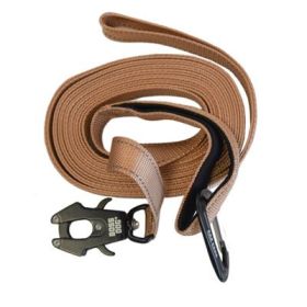 "Dog Tactical Nylon Tracking Dog Leash Tan" by Boss Nation