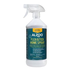 Alzoo Plant-Based Flea Home Spray 32oz.