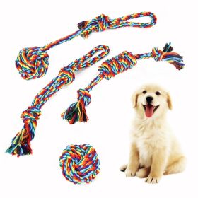 "Dog Chew Toy" Handmade Cotton Rope Set by Spurg'd Studio