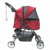 Petiques Light Weight Catalina Pet Stroller for Long Outings - Red Robin