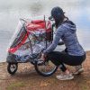 Dog Stroller Rain Cover by "Petique Inc."