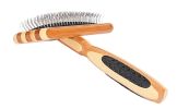 Dog De-matting Pet Brush by "Bass Brushes" Slicker Style