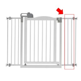 Pet One-Touch Gate II Extension in White "Richell"