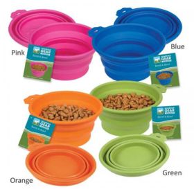 "Guardian Gear" Dog Bend-A-Bowl for Pets (Color: Green Medium)