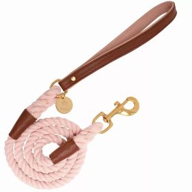 "PoisePup" Handmade Dog Leash (Color: Bella Rose)