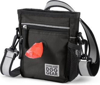 "Mobile Dog Gear" Day/Night 6 Pc Highly Reflective Walking Bag (size-4: Black)