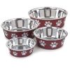 "ProSelect" Espresso Stainless Steel Goodie Dog Bowls