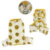 Dog Ultra Plush Happy Face Front Sleeveless Dog Pajamas