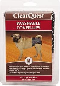 Clear Quest™ "Washable Dog Cover-Ups" (size 6: Medium)