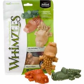 Whimzees Alligator Dental Dog Treats by the Bag (size 6: Small (12.7oz Bag))