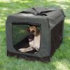 Guardian Gear® Dog Soft Crate - Charcoal Grey