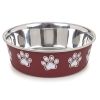 "ProSelect" Merlot Stainless Steel Dog Goodie Bowls