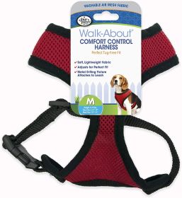 "Four Paws" Comfort Control Dog Harness (Size-3: Medium - For Dogs 7-10 lbs (1"6-19" Chest & 10"-13" Neck))