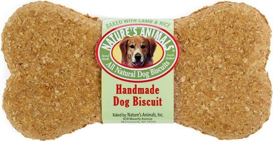 Natures Animals Dog Bone Biscuits Lamb and Rice (Size-3: 24 count)